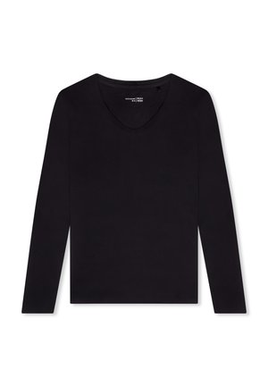 Schiesser, MIX RELAX - Pyjamashirt - schwarz