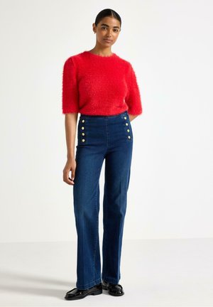 WIDE  WITH SUPERSTRETCH  - Jeans a sigaretta - dark denim