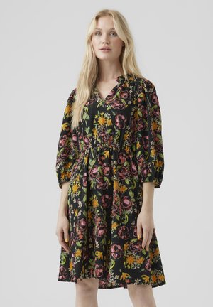 Vero Moda VMSERENITY OLIVIA  DRESS  - Φόρεμα ημέρας - black