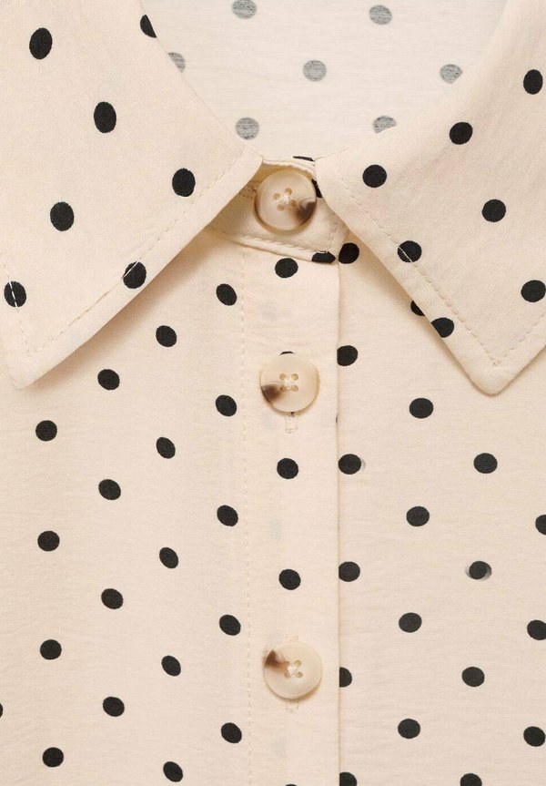 POLKA DOT - Shirt dress - ecru3