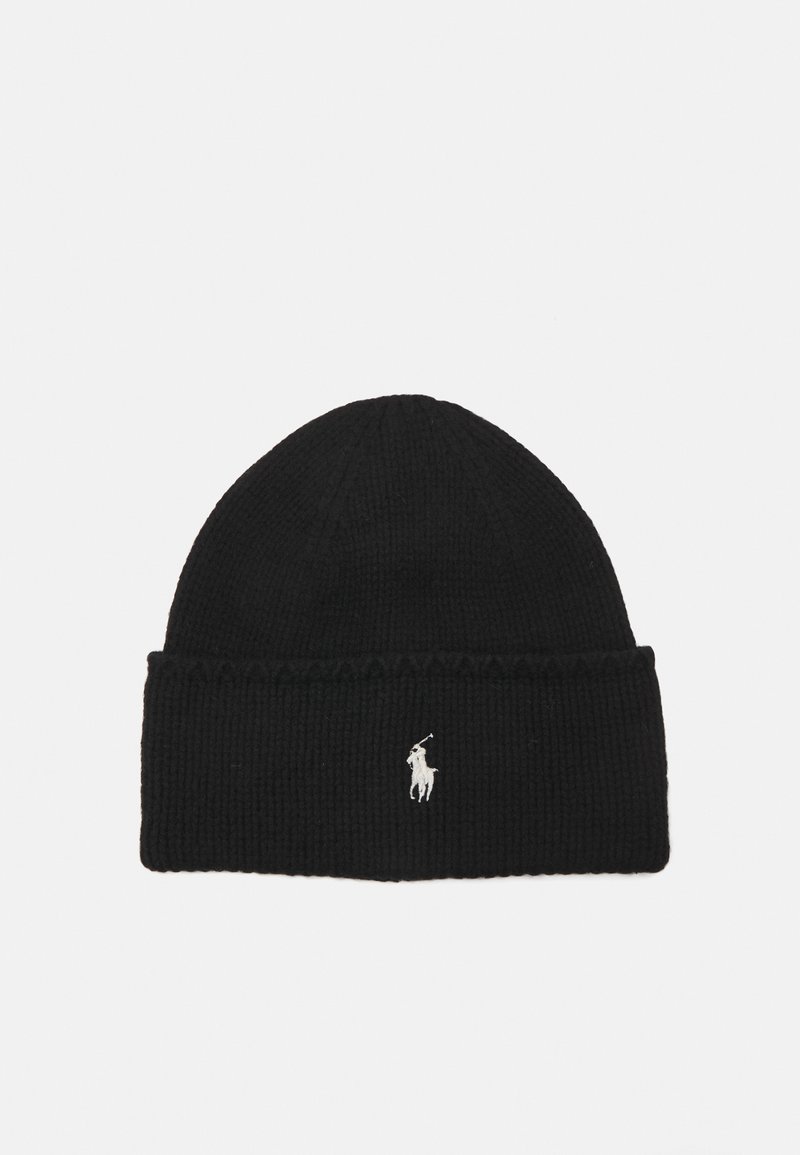Polo Ralph Lauren KNIT WOOL BEANIE - Căciulă - black dust