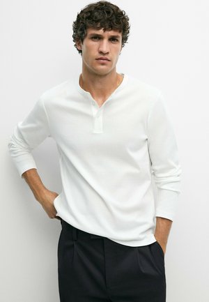 Massimo Dutti, T-shirt à manches longues - white