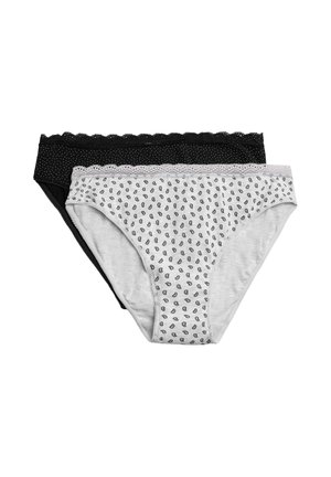 PACK 2 MIDI ESTAMPADOS DETALLES - Braguitas - grey/black