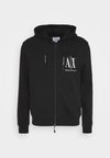 Zip-up sweatshirt - black