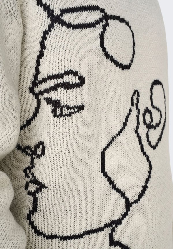 ONSSHAMILTON OVERSIZE CREW UNISEX - Jumper - ecru3