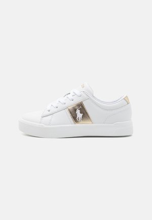Polo Ralph Lauren, FRAZIER UNISEX - Tenisky - white/gold