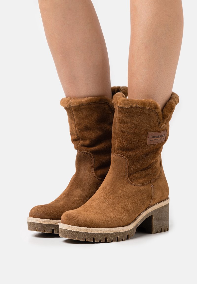 Panama Jack Platåstövletter - dark brown