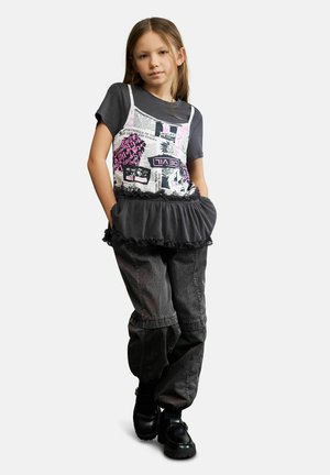 Desigual, CRUELLA DISNEY™ RUFFLE T-SHIRT - T-shirt print - black