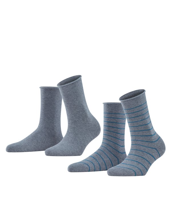 HAPPY STRIPE 2-PACK EVERYDAY CASUAL - Socks3