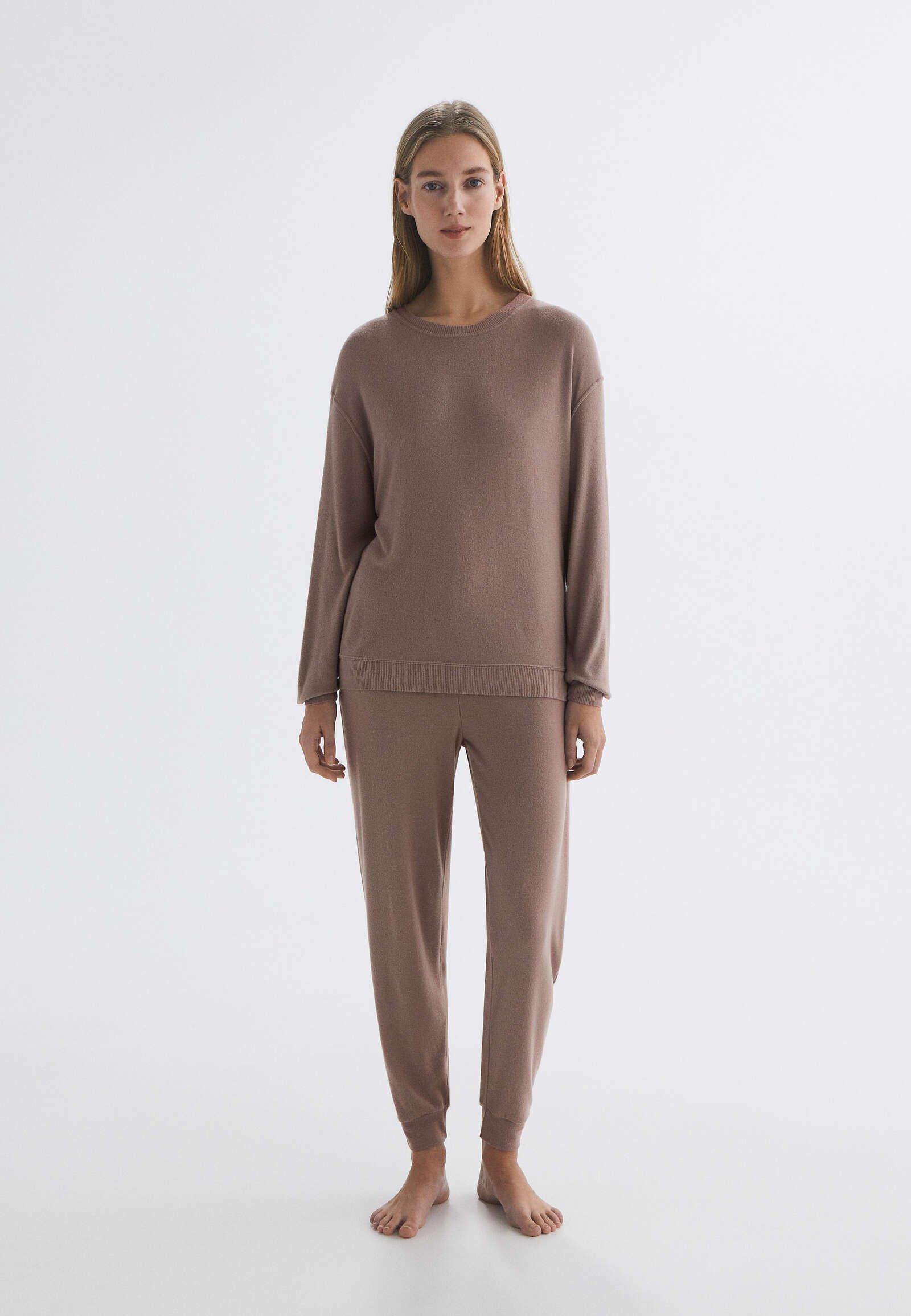 OYSHO Pantaloni del pigiama - brown/marrone - Zalando.it
