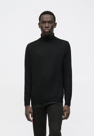 Jack & Jones JJEEMIL ROLL NECK - Vesta - black