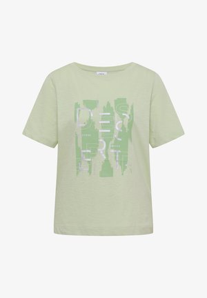 Cecil, T-SHIRT MIT RUNDHALS UND FRONTPRINT - T-shirt imprimé - raw matcha lime