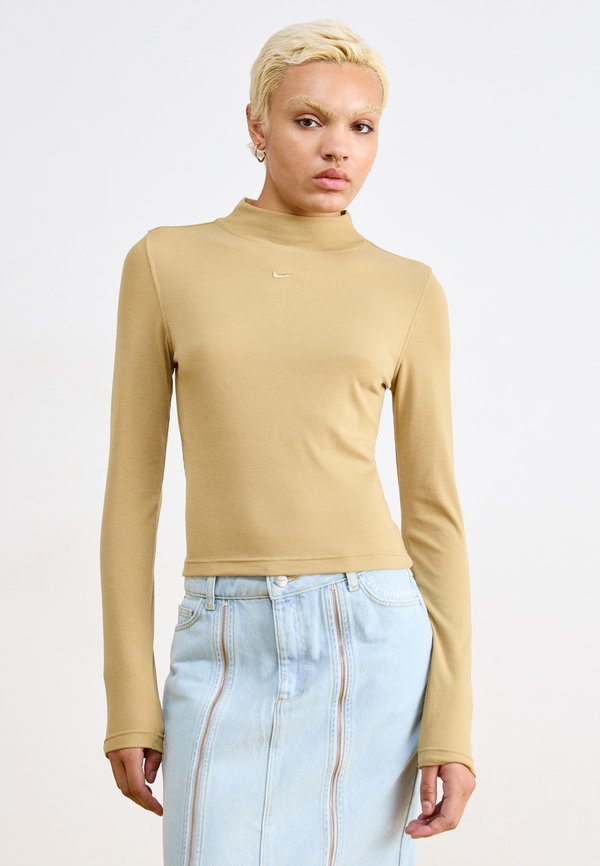 MOCK - Long sleeved top - parachute beige
