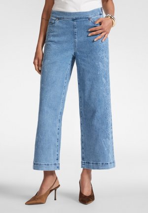 FLOREALI - Wide Leg - azzurro