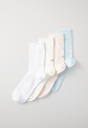 WOMEN SCALLOP EDGE 4 PACK - Chaussettes - multicolor