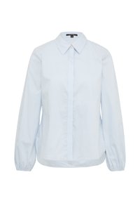 GESTREIFTE MIT VOLUMINÖSEM ÄRMELSAUM - Hemdbluse - weiß