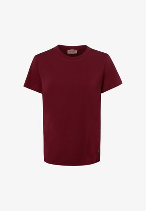 Mos Mosh, MMDALA O-SS BASIC TEE - T-Shirt basic - bordeaux