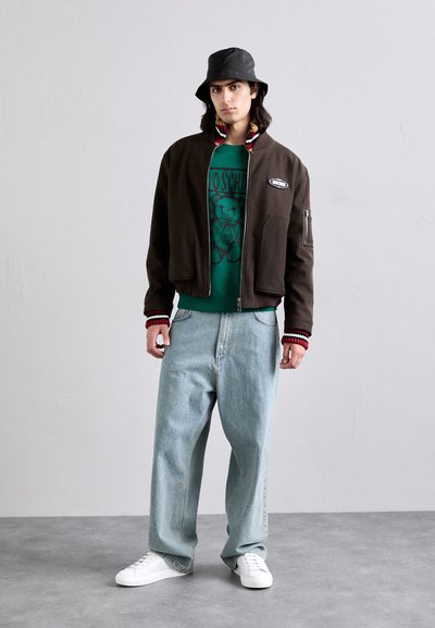 MOSCHINO CAPOSPALLA LUNGO - Μπουφάν τύπου bomber - fantasia marrone