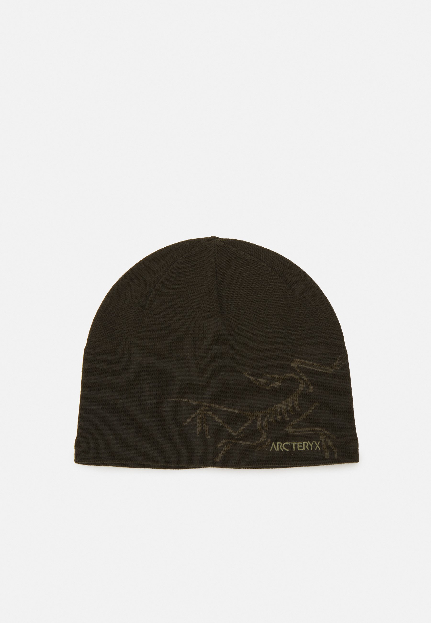 arcteryx beanie black red