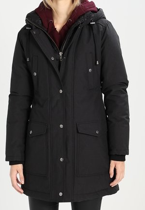 Daunenmantel - black