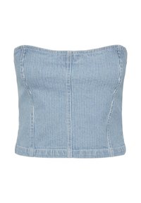 PCBILLO - Top - light blue denim/cloud dancer