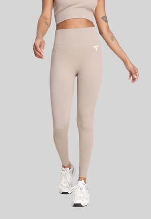ELIS CROSS SEAMLESS SPORT  - Tights - beige