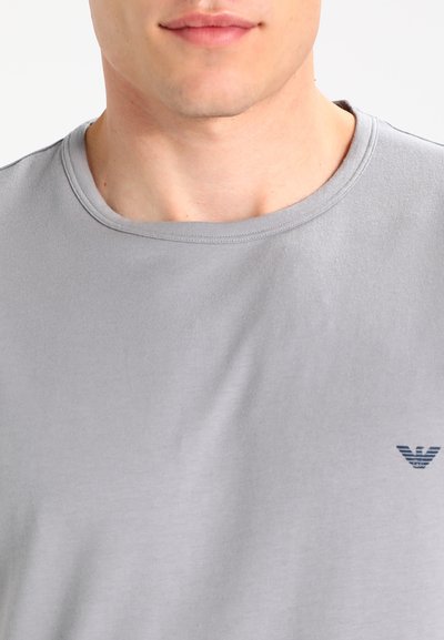 Emporio Armani CREW NECK 2 PACK - Φανέλα - gray/navy blue