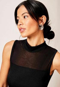 Lipsy SLEEVELESS HIGH NECK - Felső - black