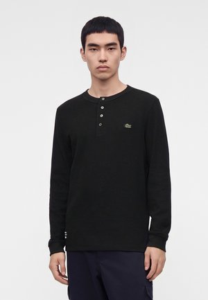 Lacoste, Блуза с дълги ръкави - black