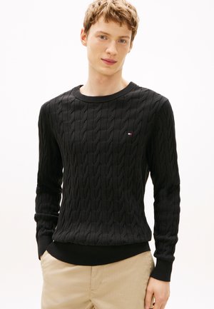 Tommy Hilfiger ELEVATED ESSENTIALS - Πουλόβερ - black