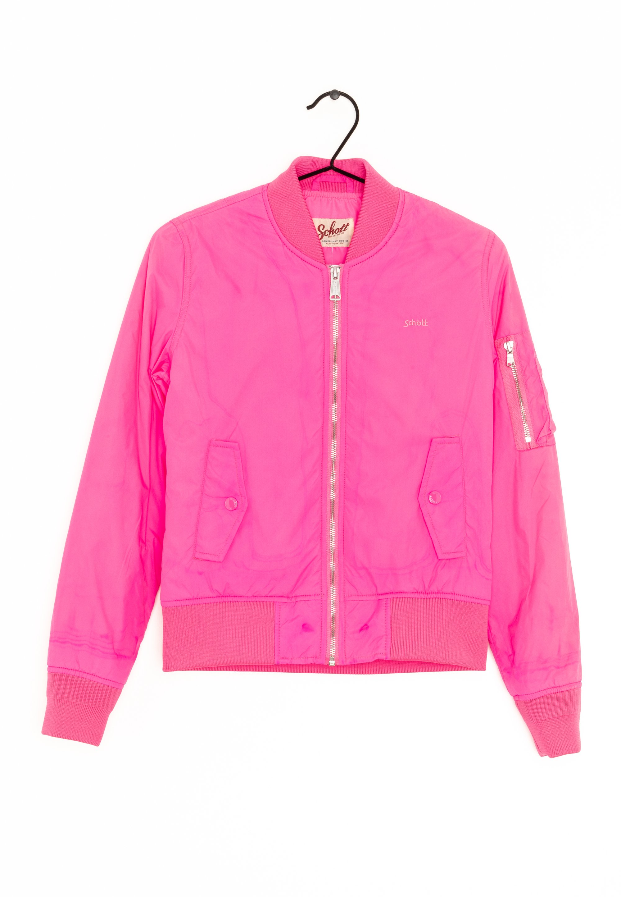 Schott Bomber Jacket pink (Pre-owned) Zalando
