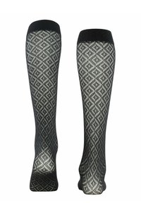 FALKE Tessellating 25 Denier sheer - Kniestrümpfe - black