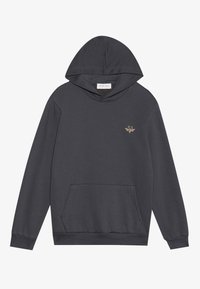 Pulover s kapuco - dark grey