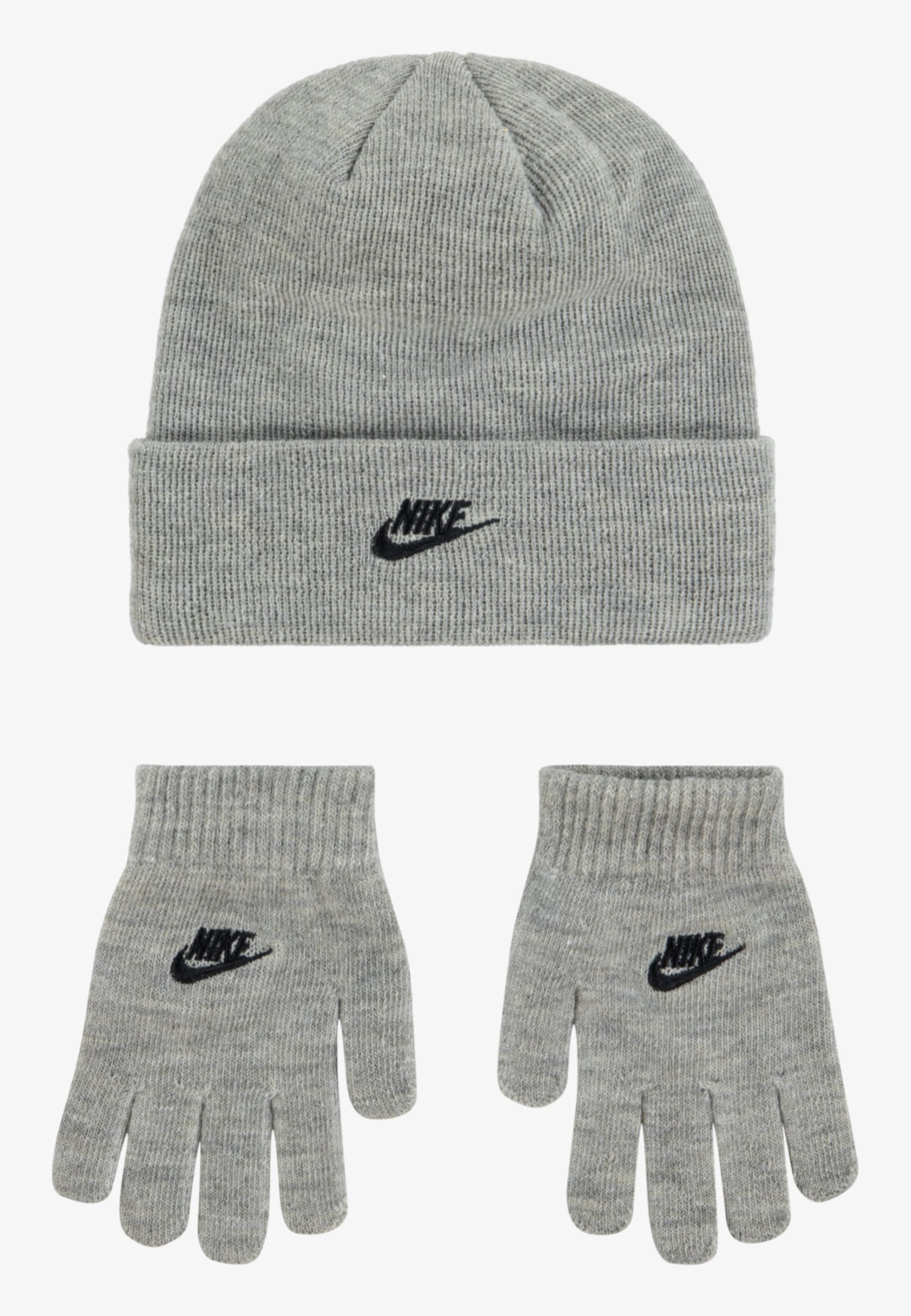 Nike Sportswear CLUB BEANIE GLOVE UNISEX SET Gloves dark grey