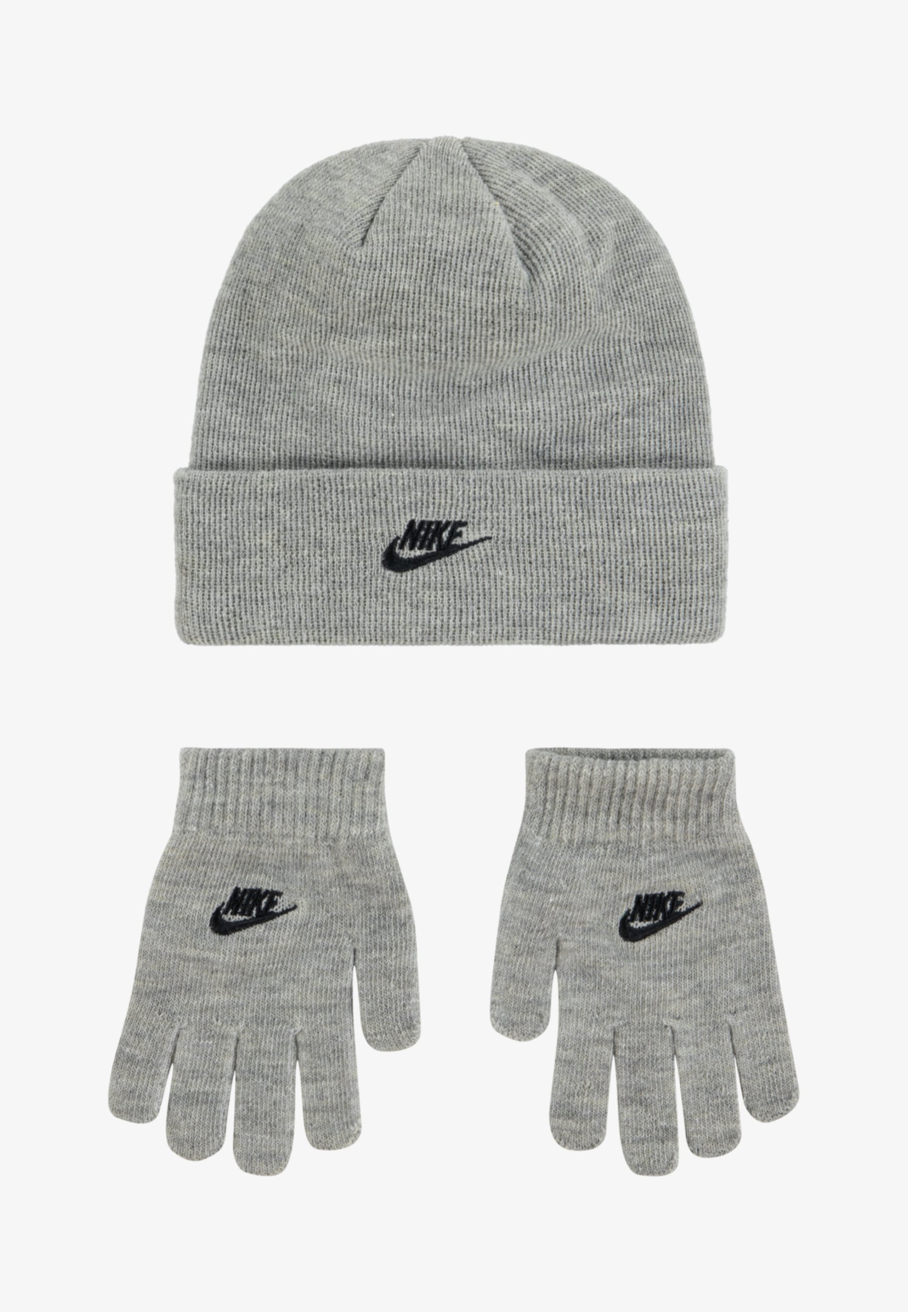 Nike Sportswear CLUB BEANIE GLOVE UNISEX SET Gloves dark grey