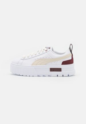 Puma MAYZE LUXE WNS - Sneakers basse - white/dusty plum