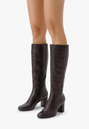 Stiefel - bordeaux melange