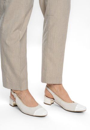 NIZZA  WEISS - Classic heels - beige