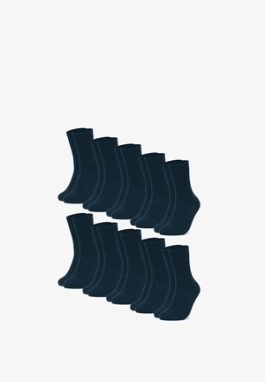 OCCULTO, 10 PACK 100% BAUMWOLLE BUSINESS - Socken - navy