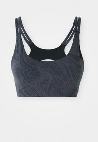 ZENVY BRA - Sports-BH-er med lett støtte - black/dark smoke grey