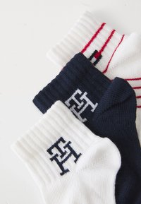 Tommy Hilfiger BABY GIFTBOX MONOGRAM UNISEX 3 PACK - Socks - White/Red/Blue