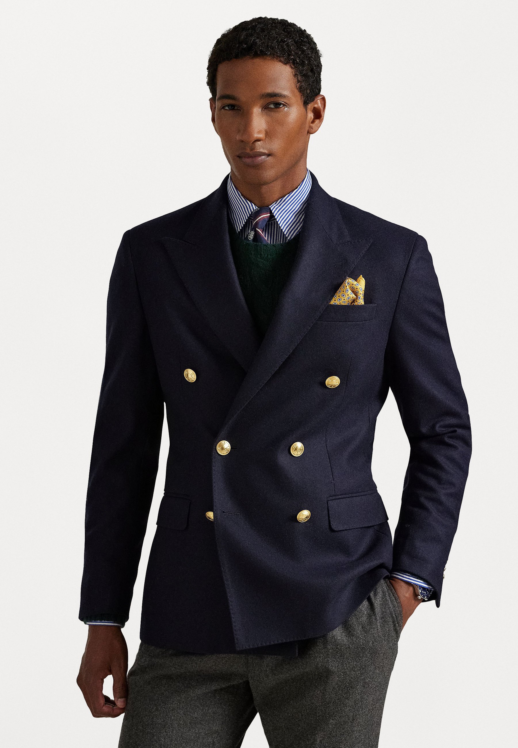 Polo Ralph Lauren DOUBLE BREASTED SPORTCOAT - Blazer jacket - navy 