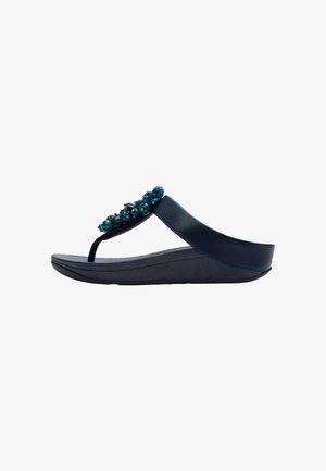 FitFlop, SANDALIAS PLANAS MUJER FITFLOP FINO BEAD-CLUSTER - Chanclas de baño - blue