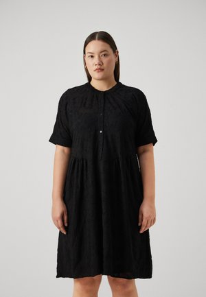 CARSIHA 2/4 KNEE DRESS - Shirt dress - black