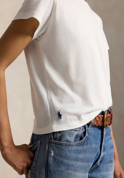 Polo Ralph Lauren CLASSIC SHRUNKEN FIT JERSEY TEE - T-shirt basic - white