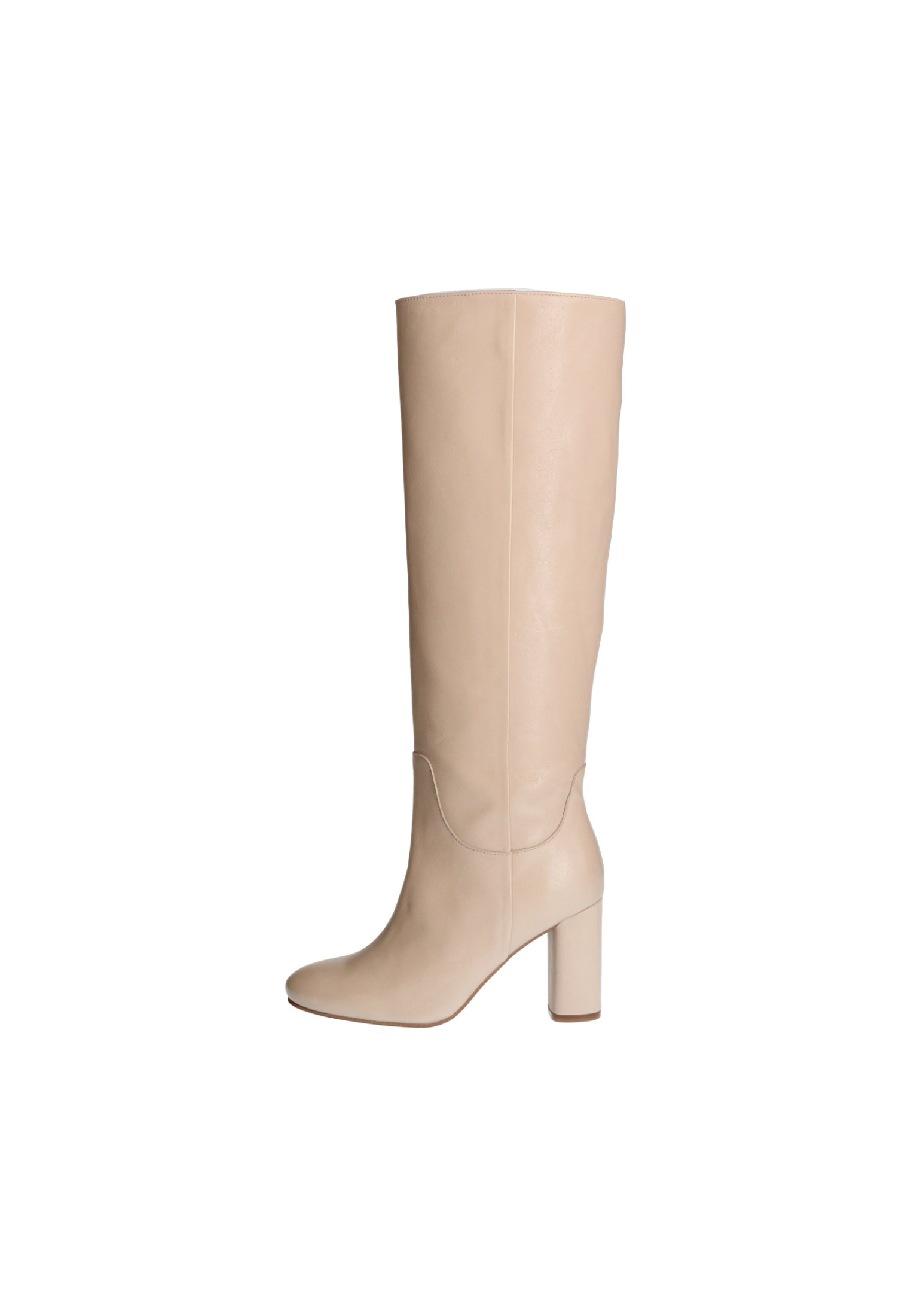 Manfield MIT ABSATZ - Laarzen met hoge hak - beige - Zalando.be