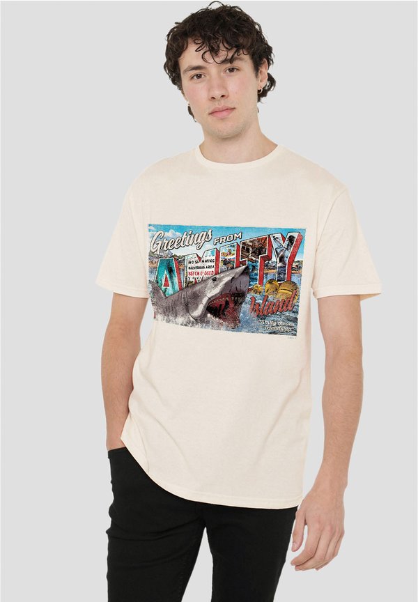 JAWS AMITY ISLAND POSTCARD - T-Shirt print