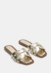 PULL&BEAR Mules - gold coloured