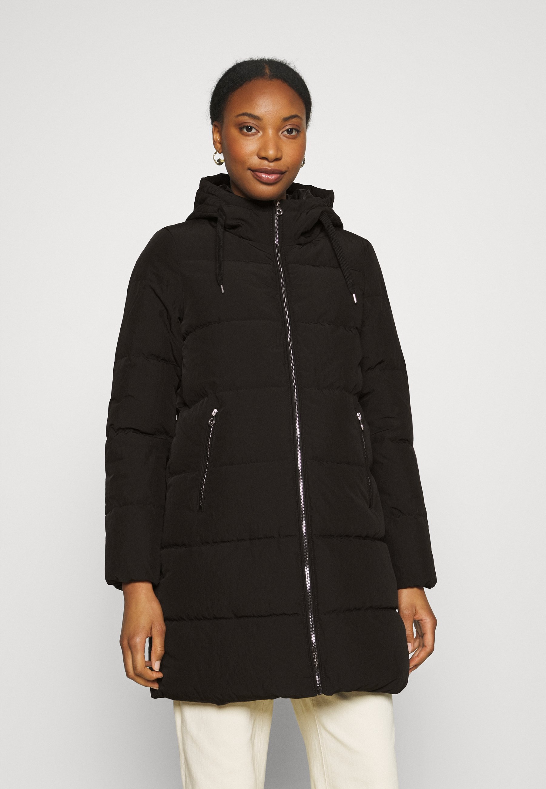 black padded coat