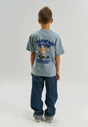 The New, TNVILMAR OS S_S TEE - Camiseta estampada - ashley blue